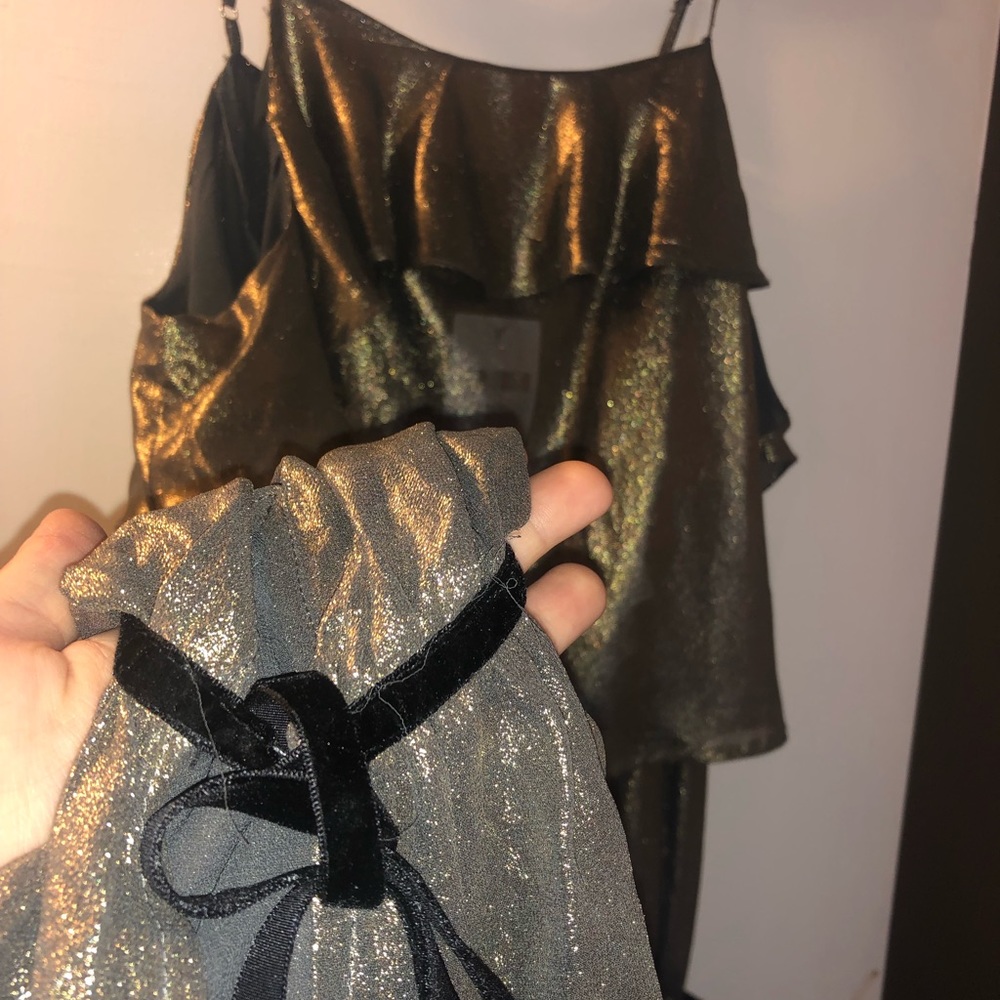 H&M gold sparkle shirt *NEW WITH TAG